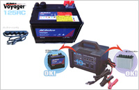 ボイジャーバッテリー Voyager M24MF（125RC）＋BASS CHARGER 10セット