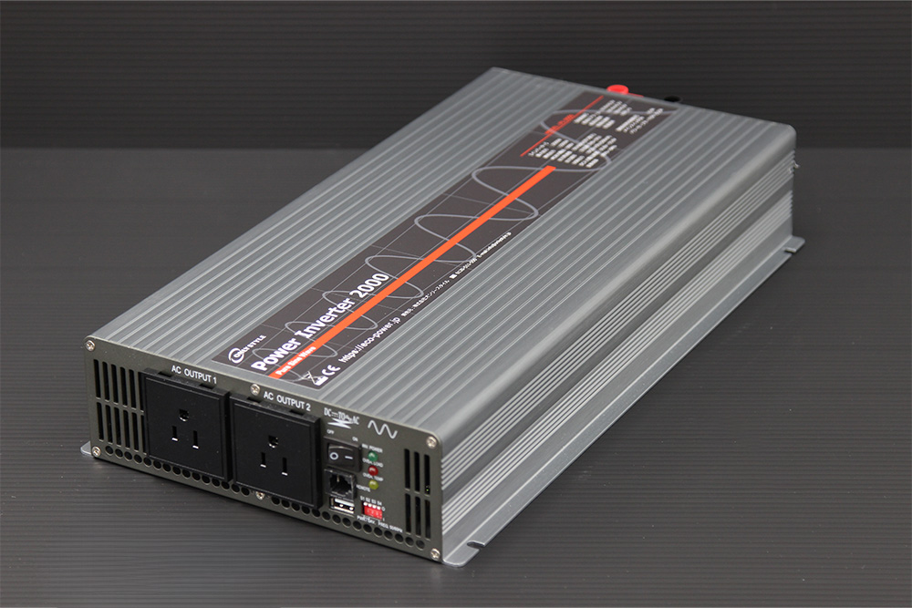 TS3000 インバーターダブル　2個セット 楽天市場】BESTEK インバーター 正弦波 300W 車載充電器 六つ